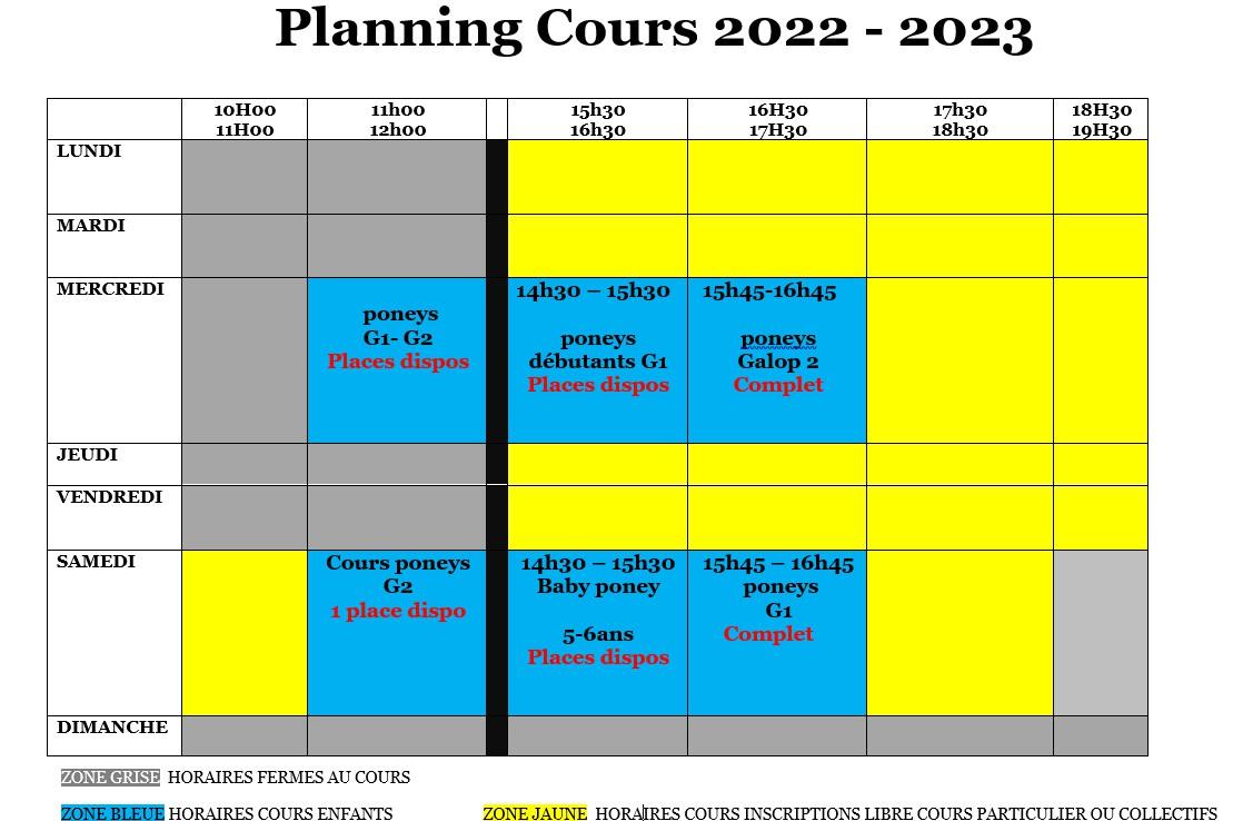 Planning 2022 2023